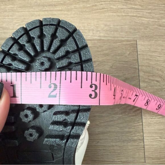 Toddler Girls White & Black Chelsea Boots | Size 6 | Sparkle In Pink - Picture 8 of 11